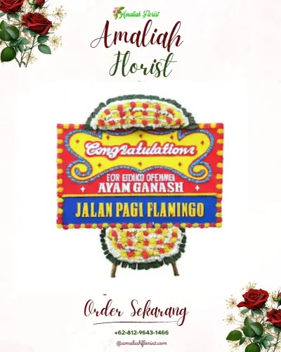 Bunga Papan Congratulation di Mandiraja Wetan